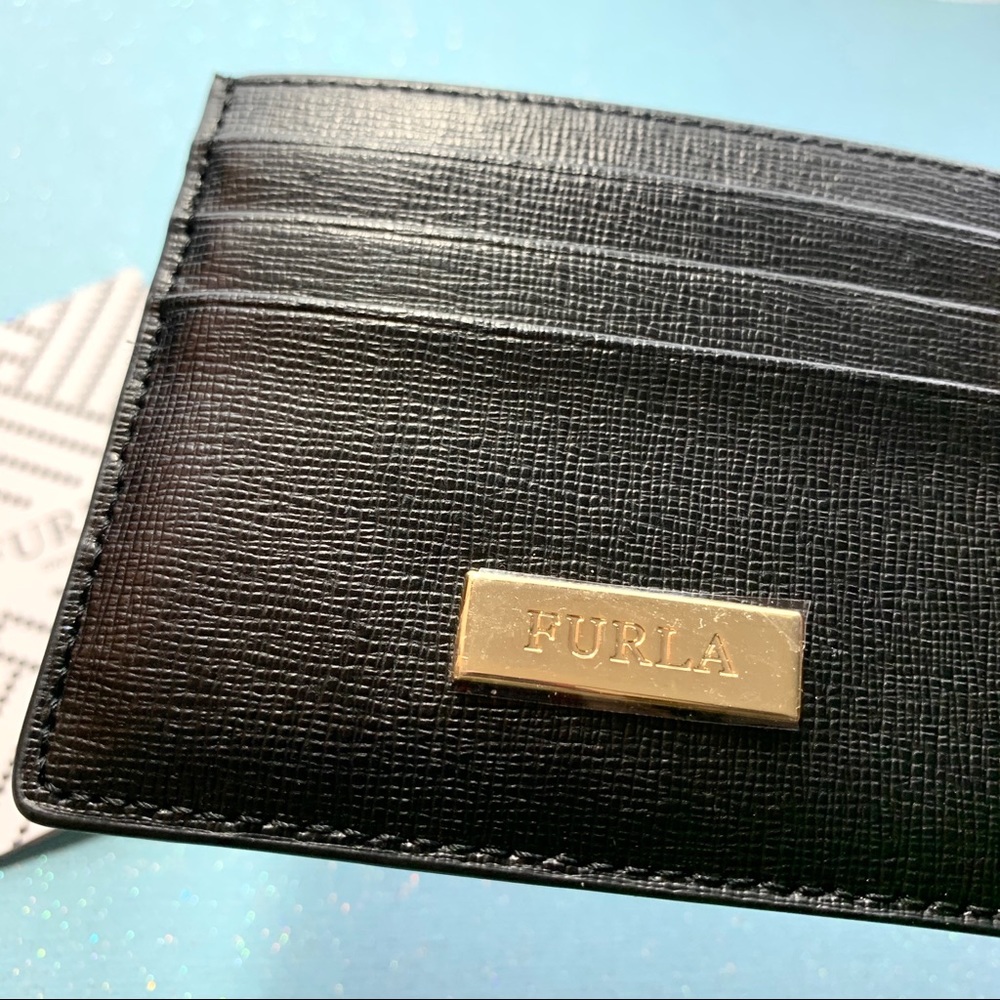 FURLA Black Card Holder